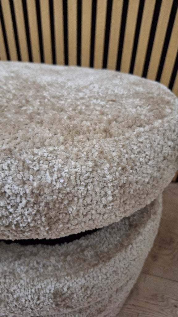 Camille Richmond Sheep Nature Pouffe - Beige, Ophalen, Minder dan 50 cm, Richmond Interiors, Niet gespecificeerd