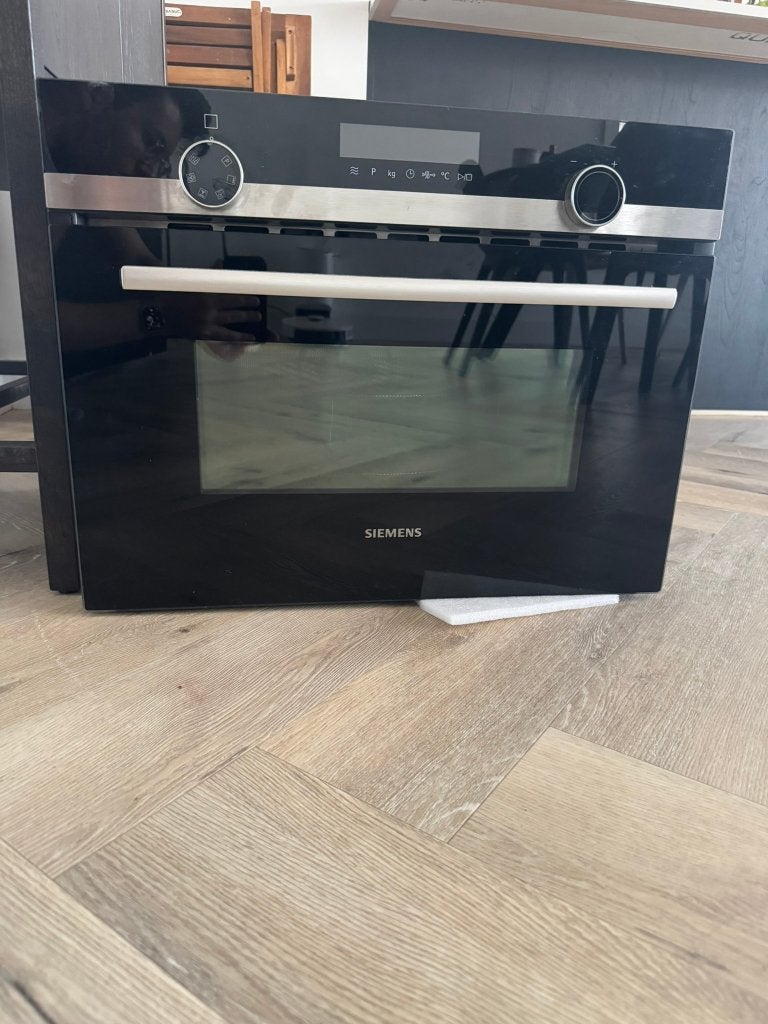 Siemens CM585AMS0 iQ500 Combimagnetron  Inbouw 45 cm, Ophalen, 45 tot 50 cm, Siemens, Inbouw