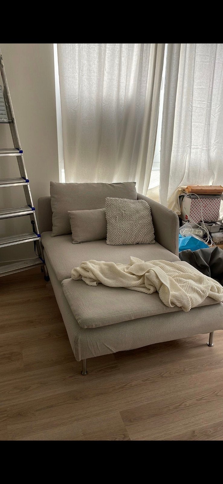 Hoes voor IKEA chaise element Söderhamn bank - Losse hoes, Huis en Inrichting, Banken | Bankstellen, Ophalen of Verzenden, Gebruikt