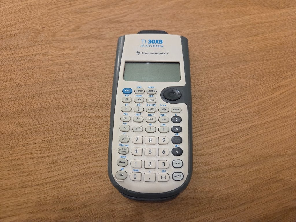 Texas Instruments TI-30XB rekenmachine, Ophalen of Verzenden, Gebruikt