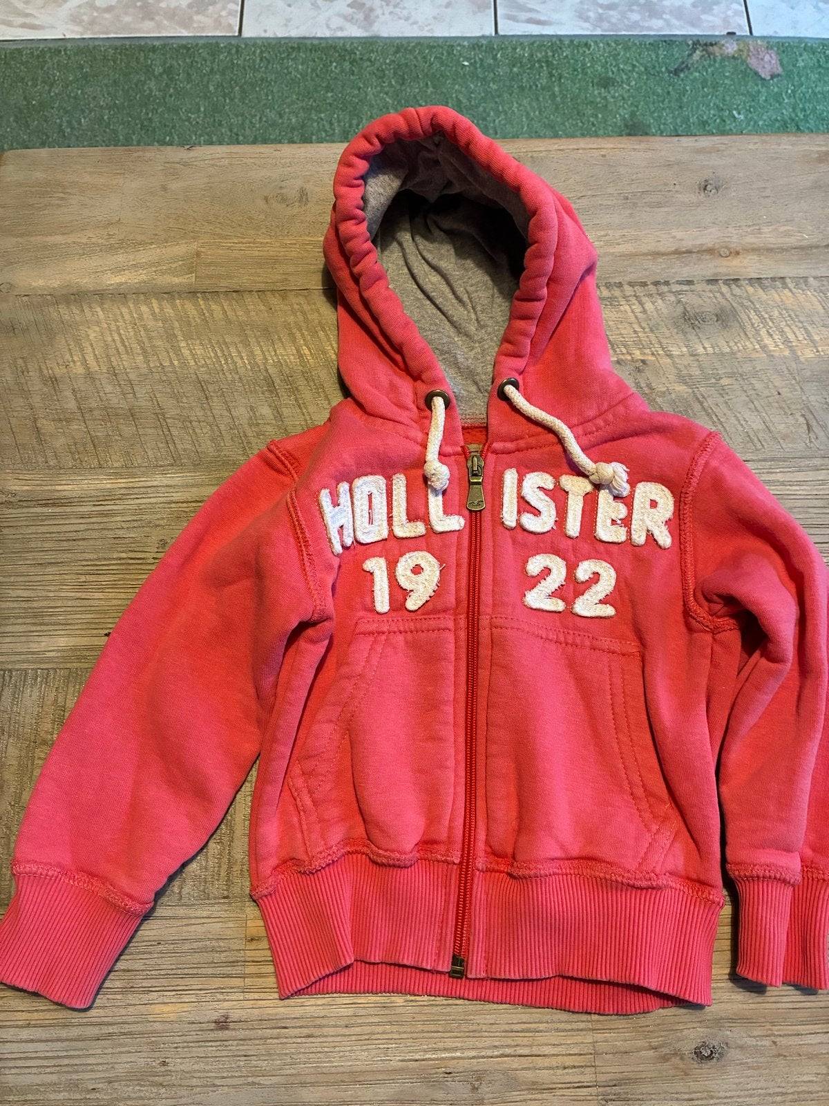 Hollister hoodie maat 86 kleur roze, Ophalen of Verzenden, Gebruikt, Meisje, Truitje of Vestje