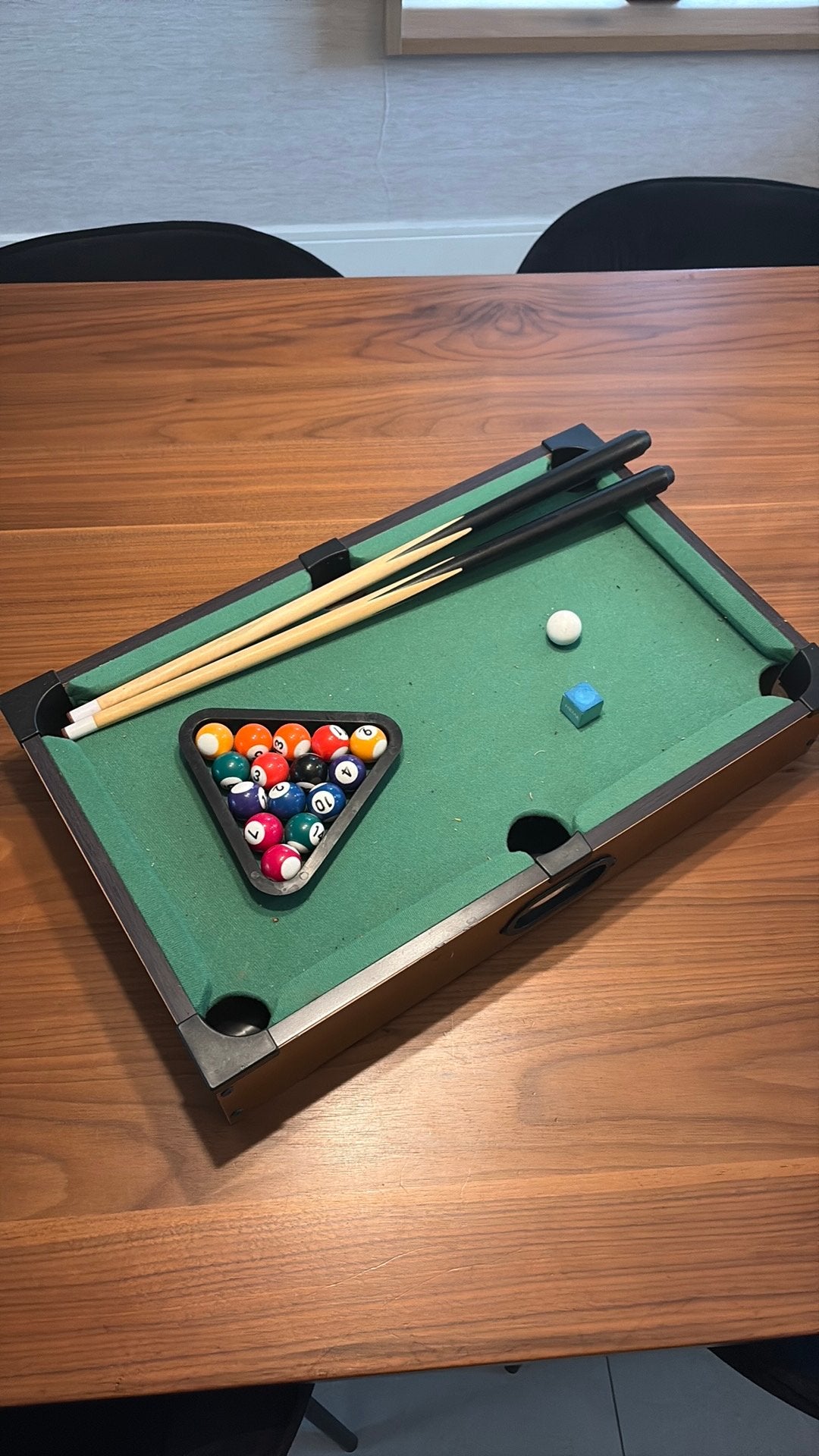 Mini pooltafel, Ophalen of Verzenden, Zo goed als nieuw, Pooltafel