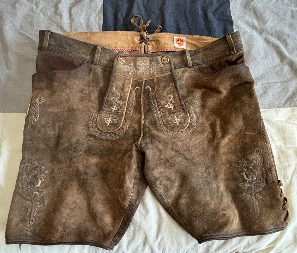 Lederhosen Country Maddox, Ophalen of Verzenden, Zo goed als nieuw, Overige maten, Beige