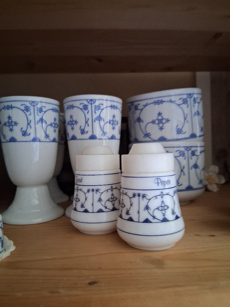 Peper en zoutvaatje Blau Saks Arcopal, Overige typen, Ophalen of Verzenden, Overige stijlen, Glas