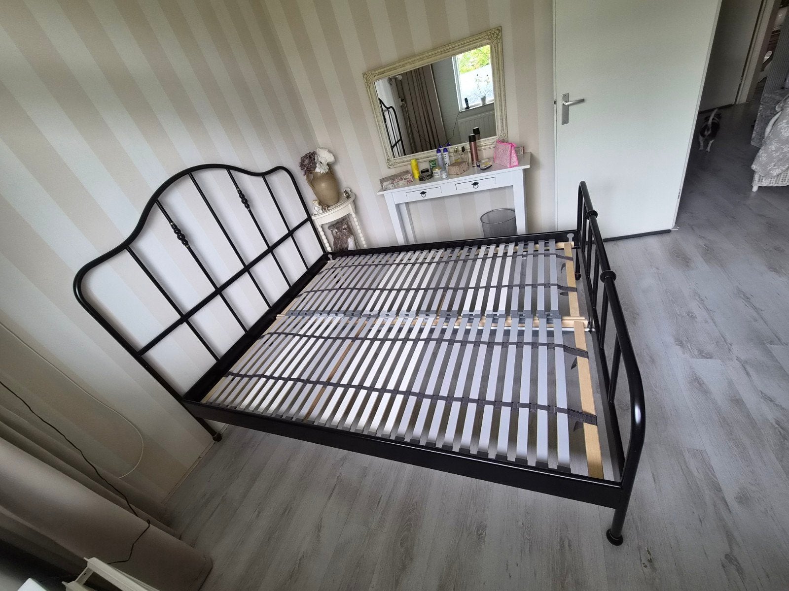 tweepersoonsbed 160200, Ophalen, Zwart, Tweepersoons, 160 cm