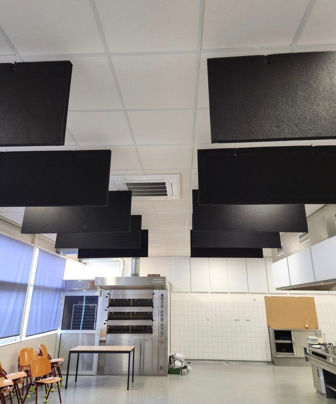 100 Akoestische Baffles - Polyesterwol - 150x60x4 cm, Ophalen