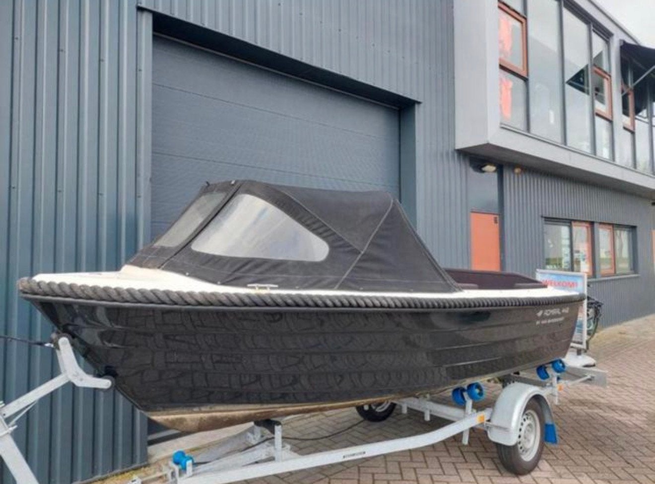 Sloep Admiral 440 met 9,9PK suzuki 4 takt motor, Ophalen, Zo goed als nieuw, Admiral, Bilgepomp