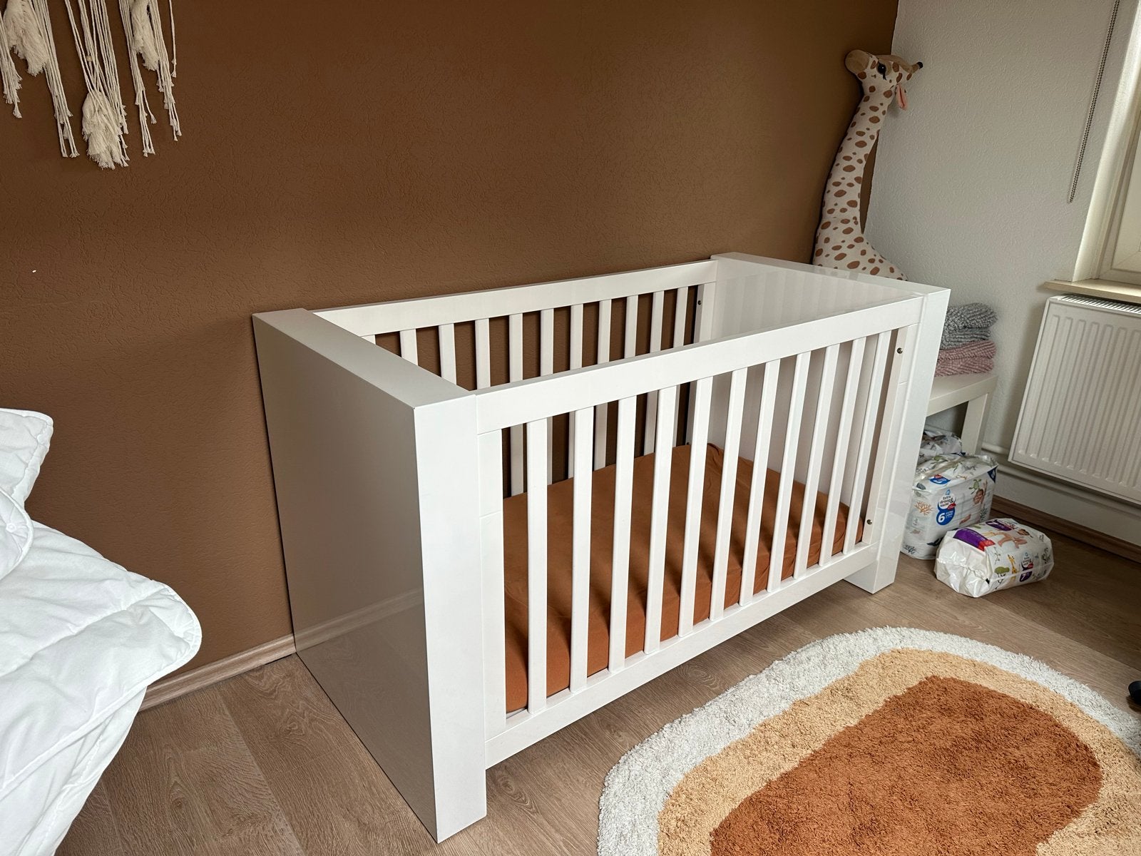 Kidsmill Alaska ledikant en commode hoogglans wit, Ophalen, Gebruikt, Jongetje of Meisje