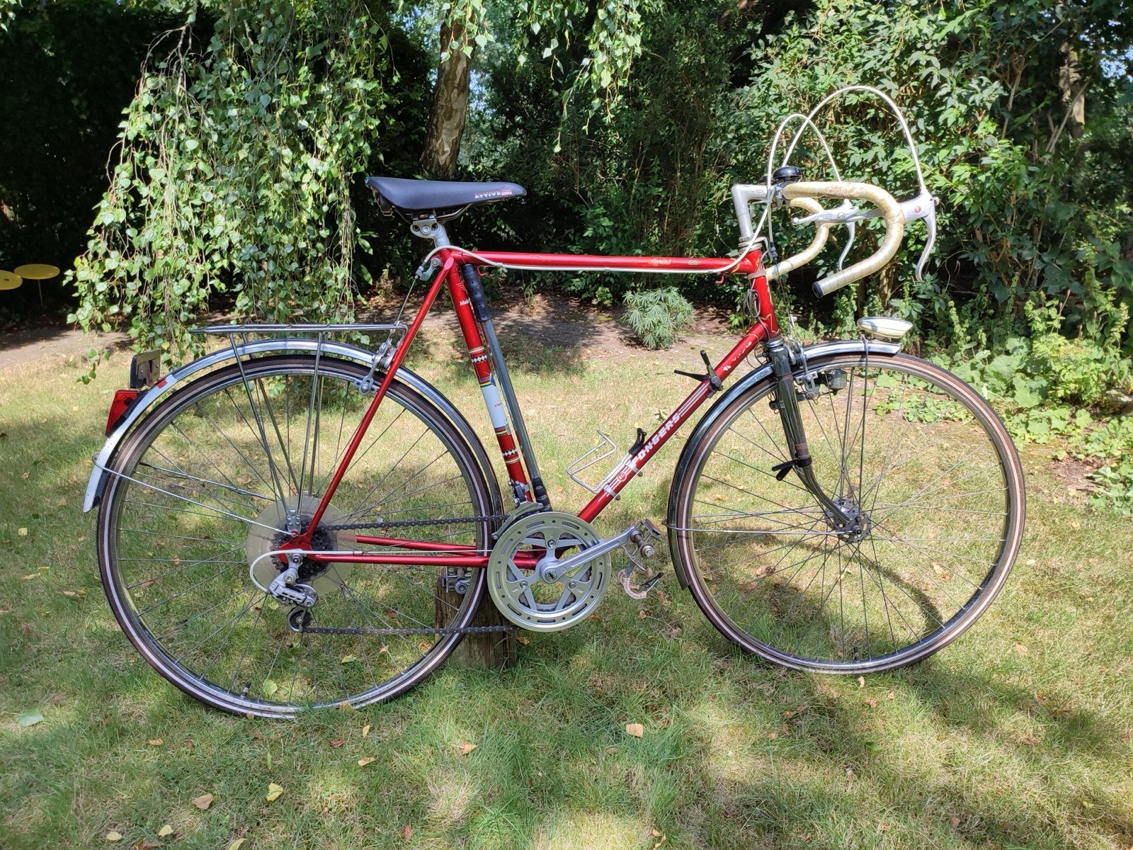 Vintage Fongers racefiets - Klassieke herenfiets, 28 inch, Gebruikt, 53 tot 57 cm, Ophalen