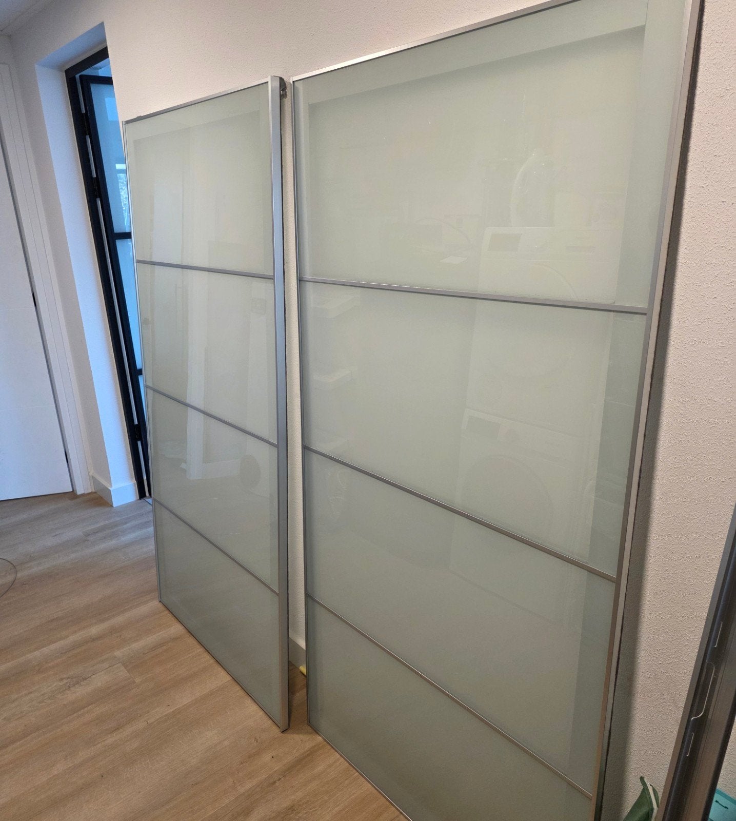 Ikea schuifdeuren voor PAX kast - Melkglas, Ophalen, 100 tot 150 cm, Modern, Scandinavisch, 200 cm of meer