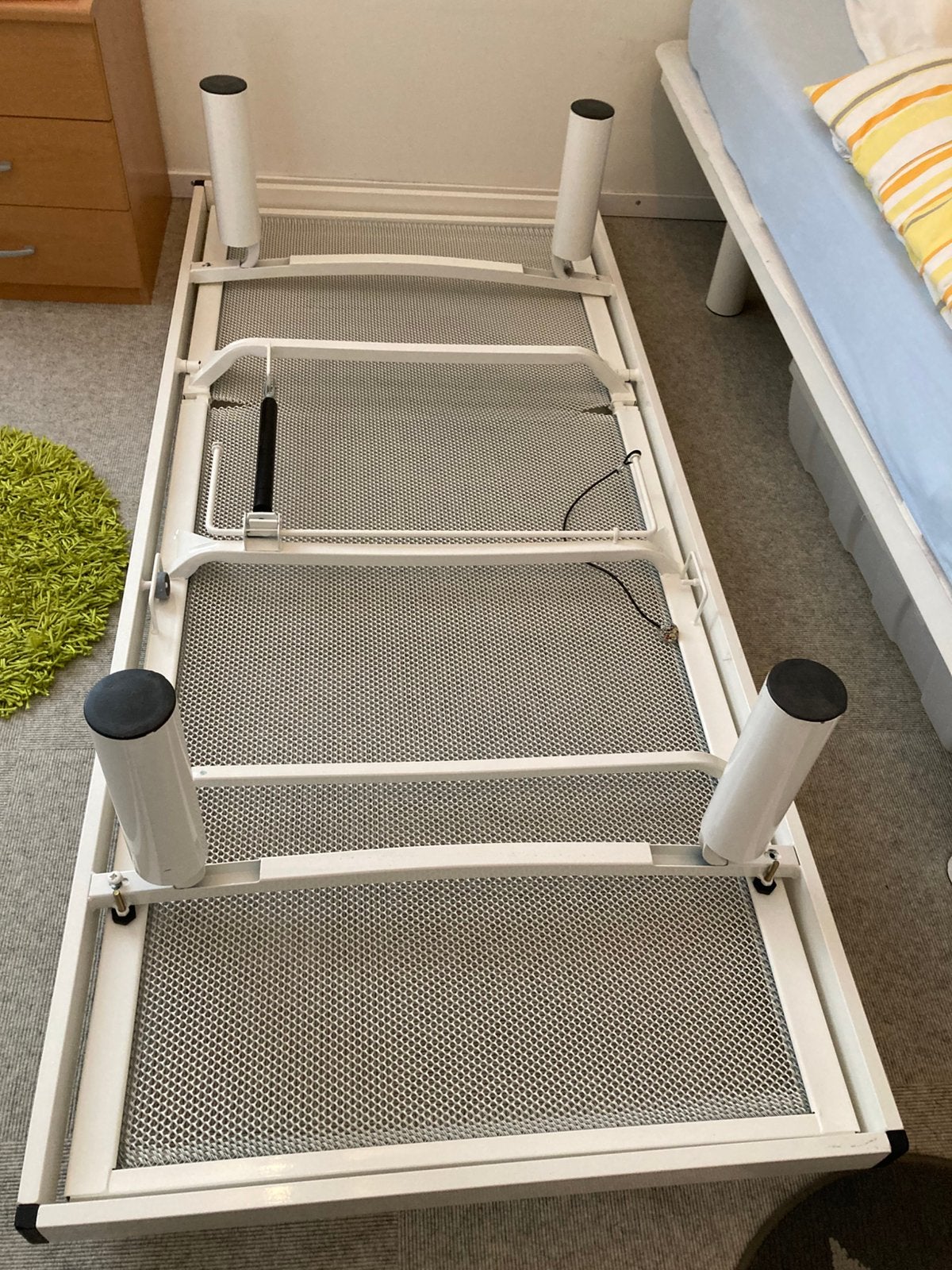 2 bedden met spiraalbodem, Ophalen, Verstelbaar, 90 cm, Eenpersoons