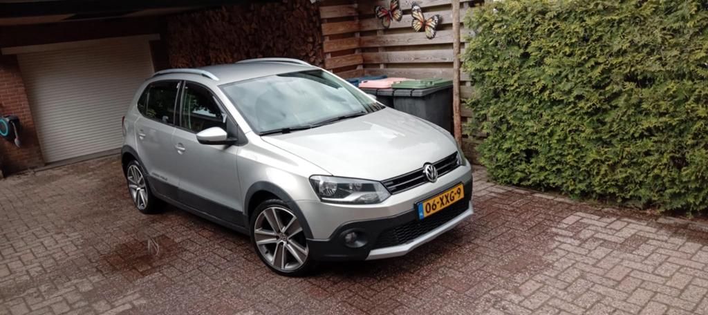 Volkswagen Polo Cross 1.2 TSI 77KW DSG 2012 Beige, Auto's, Volkswagen, Stof, 40 €/maand, Beige, Origineel Nederlands