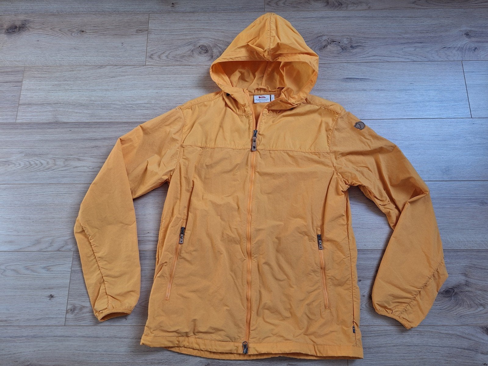 Fjällräven Abisko Hybrid Jas Heren XL Oranje, Maat 56/58 (XL), Oranje, Ophalen of Verzenden, Zo goed als nieuw