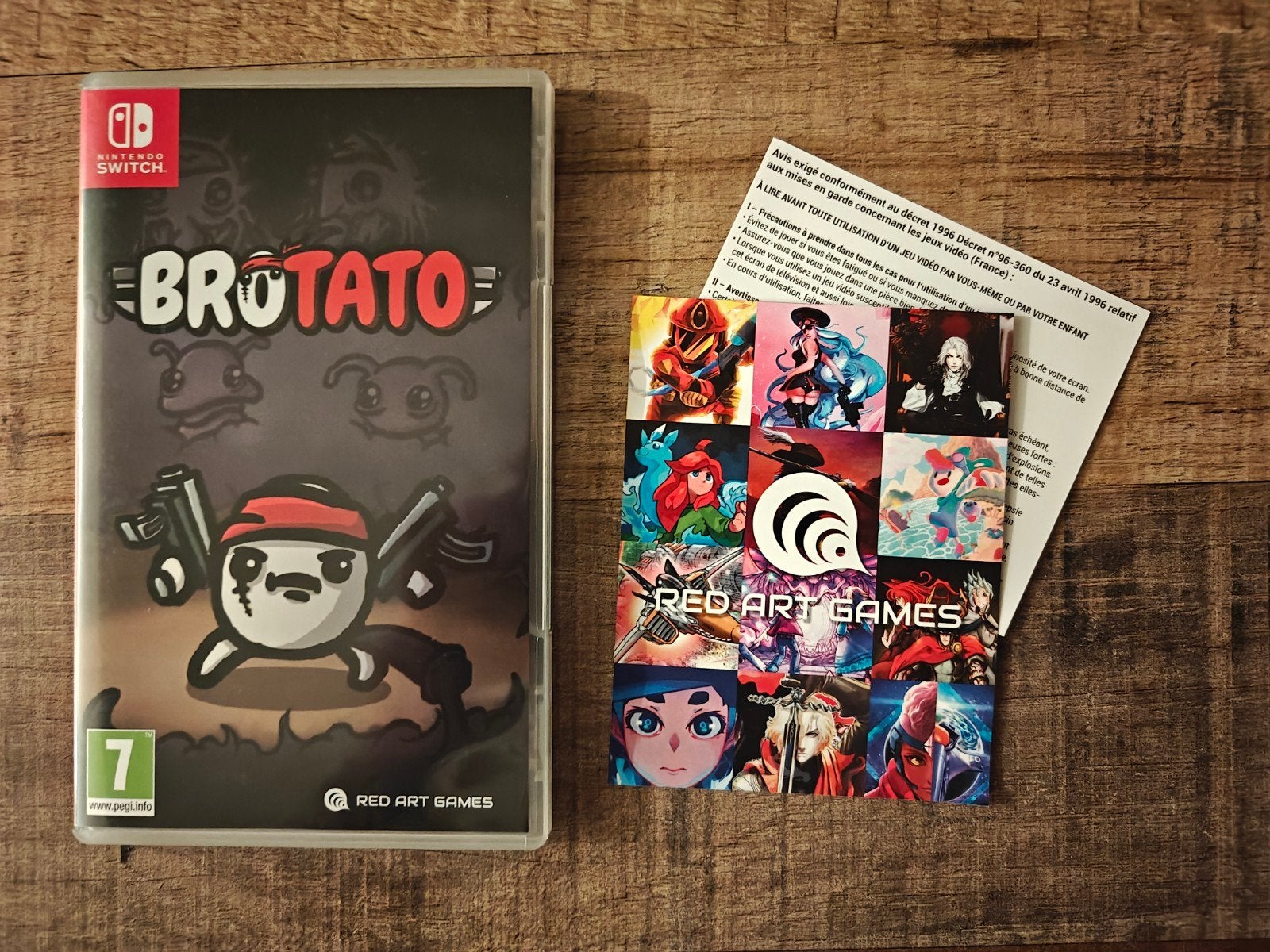 brotato red art game Nintendo switch, 1 speler, Ophalen of Verzenden, Zo goed als nieuw