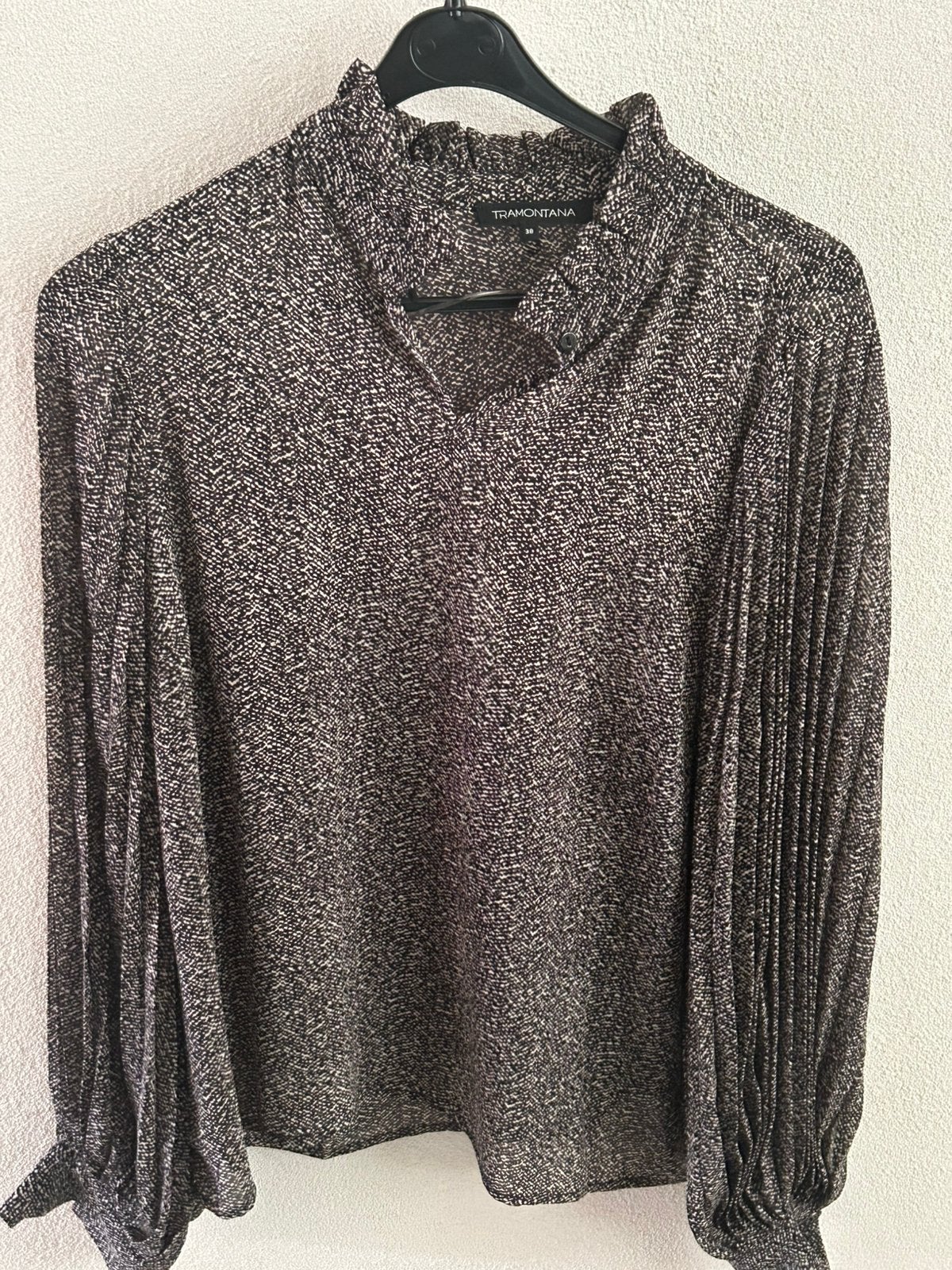 Tramontana dames blouse met plisse mouw nieuw, Ophalen of Verzenden, Nieuw, Maat 38/40 (M), Korte mouw