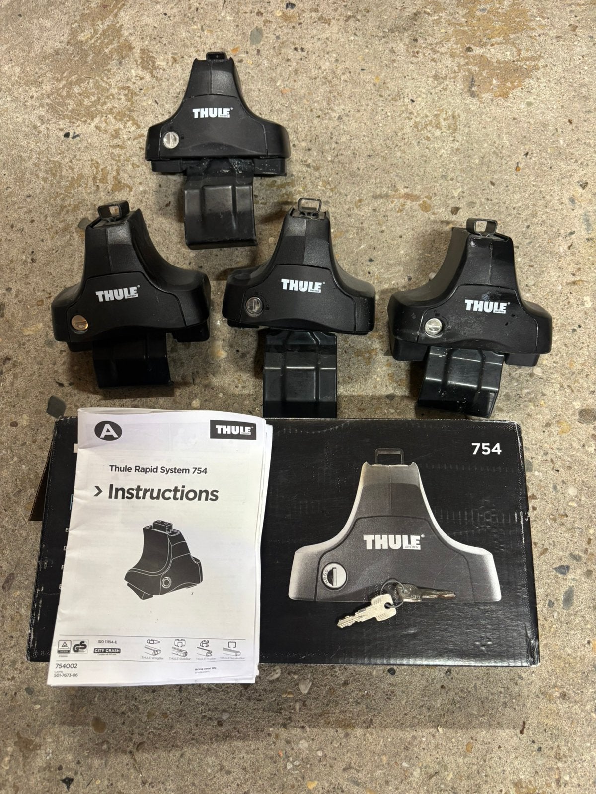 Thule Rapid System 754 incl. kit 141762 voor Porsche Macan, Auto diversen, Dakdragers, Ophalen of Verzenden, Zo goed als nieuw