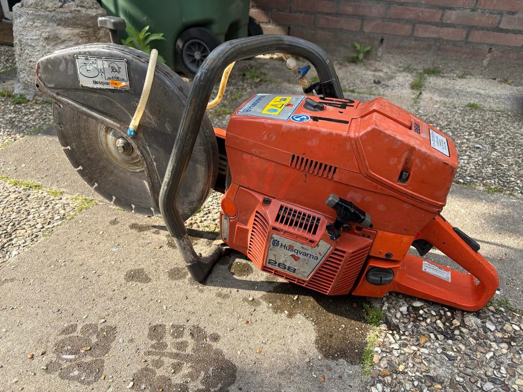 Husqvarna 268K Doorslijper - Krachtige Zaag, Ophalen of Verzenden, Gebruikt, Benzine