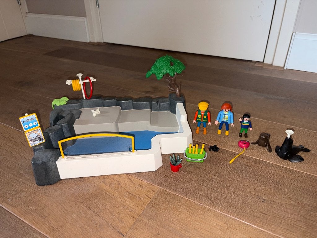 Zeehondenshow van Playmobil + Jongen (#3135 + #4660), Ophalen, Zo goed als nieuw, Complete set
