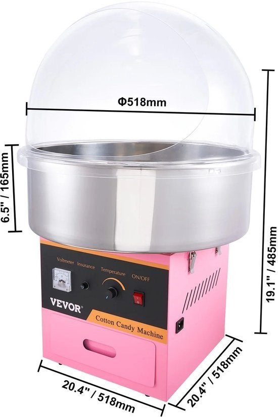 Suikerspinmachine – Suikerspin Maker – Suikerspinapparaat, Corvance B.V., Verzenden, Nieuw, Corvancebol@gmail.com