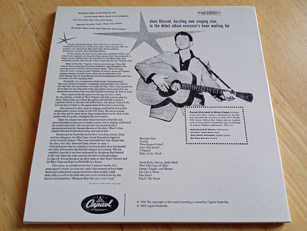 CD Gene Vincent And His Blue Caps - Bluejean Bop!, Verzenden, Zo goed als nieuw, Rock-'n-roll