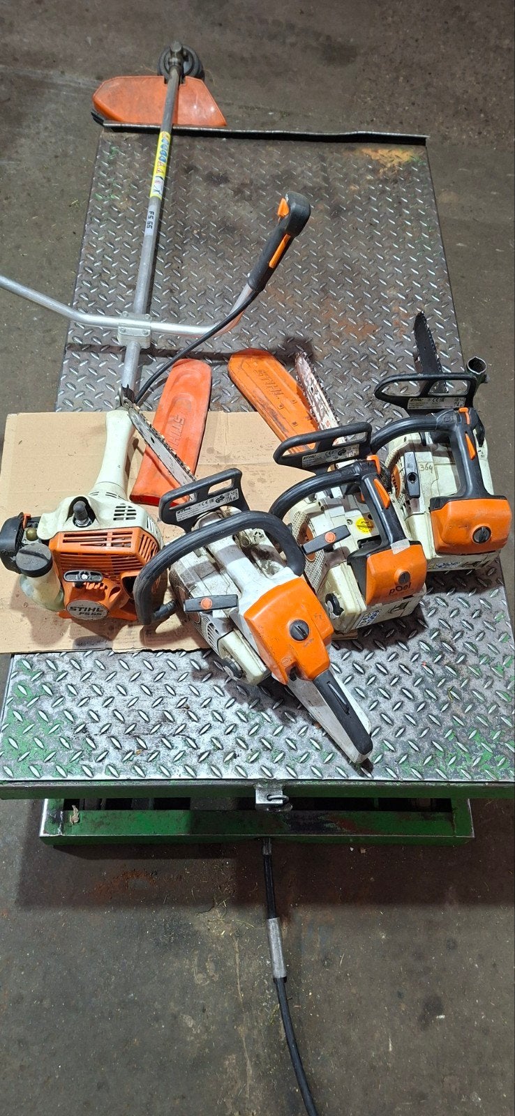 ✅ 4 X Stihl machines in 1 koop. bieden naar waarde., Tuin en Terras, Ophalen, Gebruikt, 30 tot 50 cm, Stihl