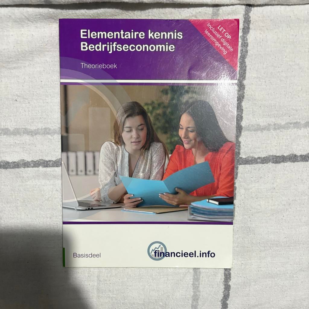 Elementaire kennis Bedrijfseconomie - Theorieboek, Ophalen of Verzenden, Gamma, Zo goed als nieuw, MBO