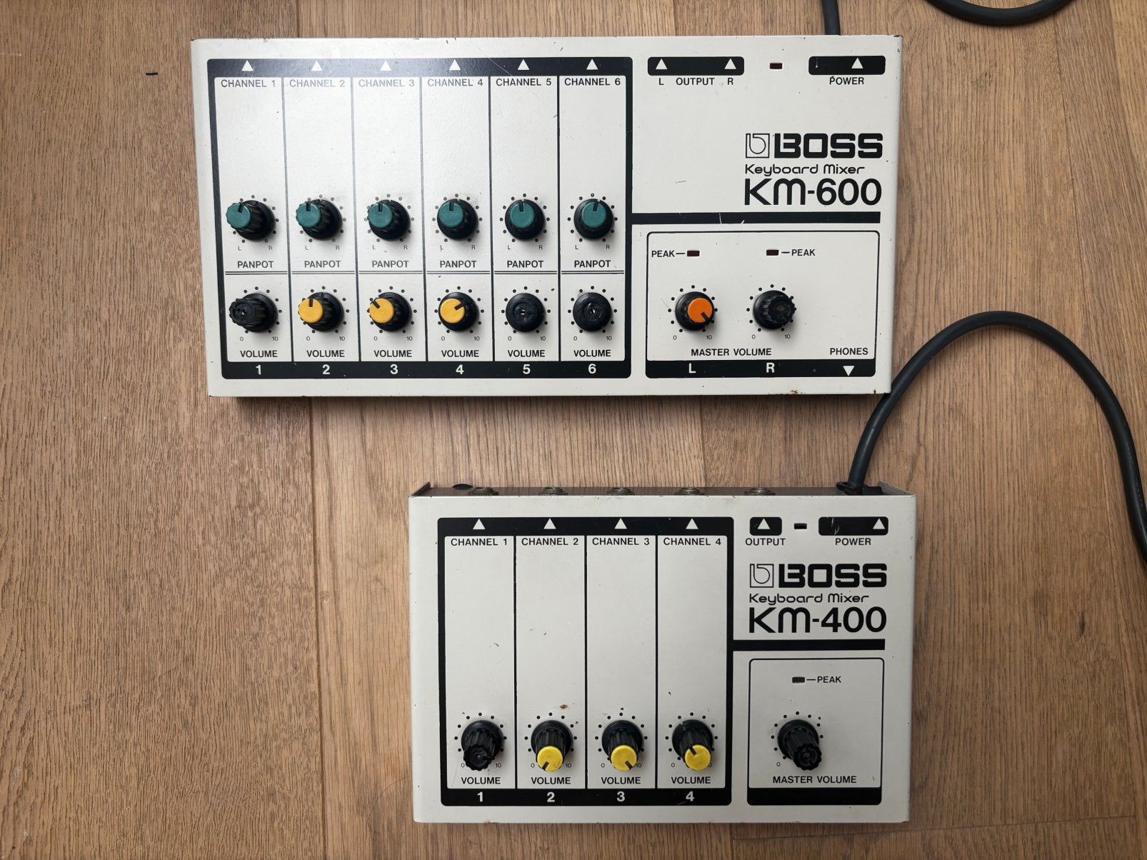 Boss KM 400 en 600 Keyboard Mixers KM-60, Ophalen of Verzenden, Gebruikt, Audio