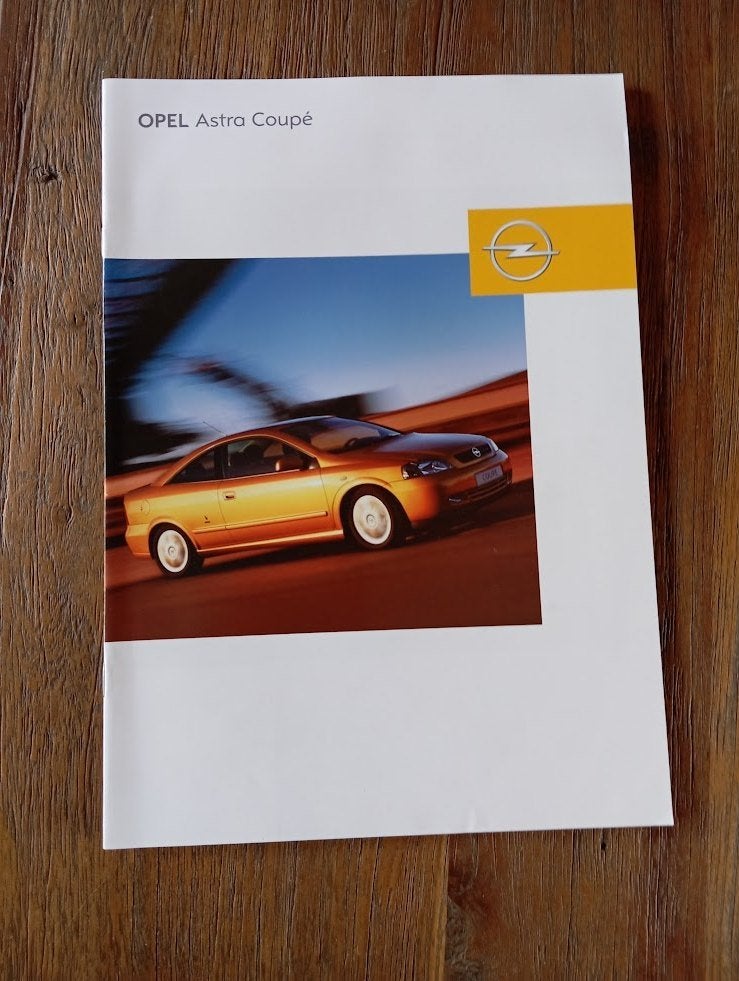Opel Astra Coupe 3 / 2003 28 pag., Verzenden, Zo goed als nieuw, Opel