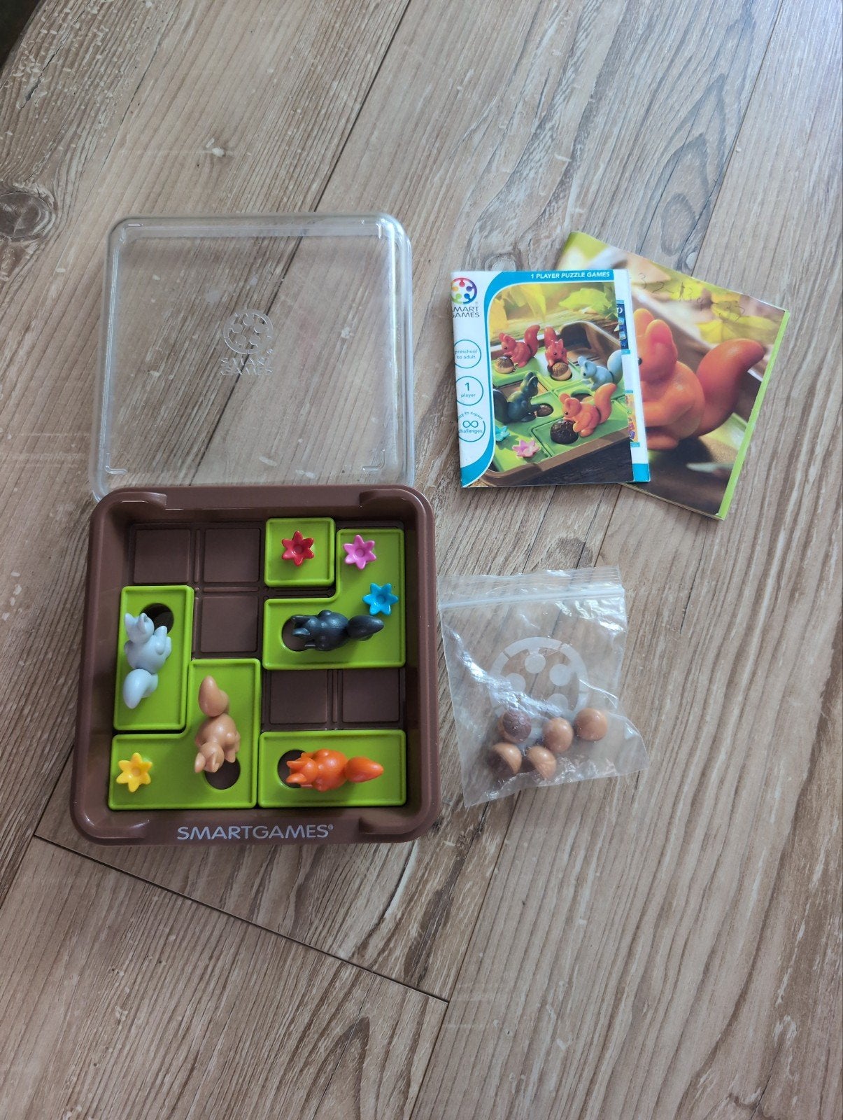SmartGames Go Nuts! Puzzelspel met eekhoorns, Een of twee spelers, Ophalen of Verzenden, Gebruikt, SmartGames