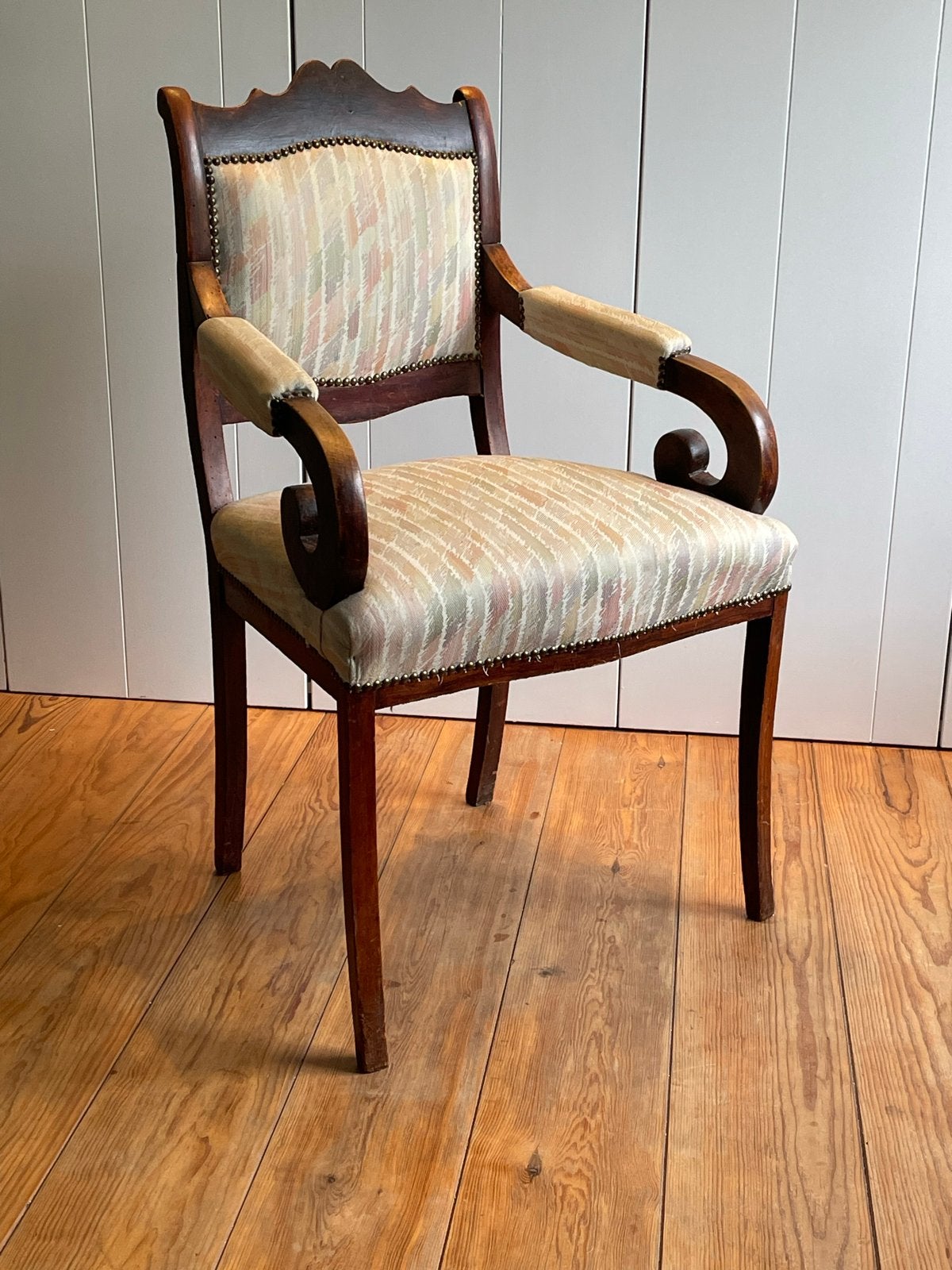 Antieke Biedermeier Damesfauteuil (ca. 1850-1860), Antiek en Kunst, Ophalen