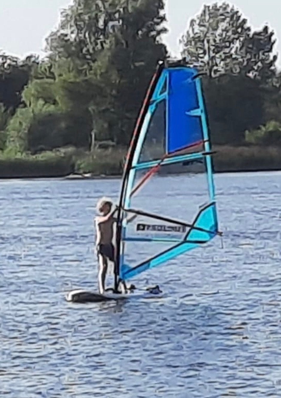 Starboard Go 155 Tufskin Windsurfset - Compleet en Gebruikt, Ophalen, 250 tot 300 cm, Gebruikt, Minder dan 3.5 m²