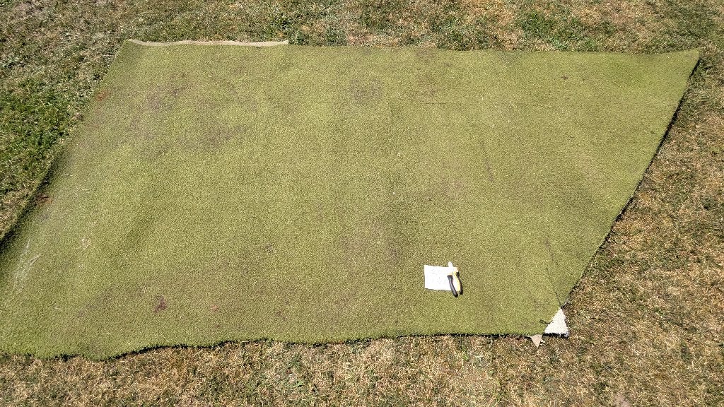 Kunstgras matten (gebruikt rondom woonunit), Ophalen, Gebruikt, 20 m² of meer, Kunstgras