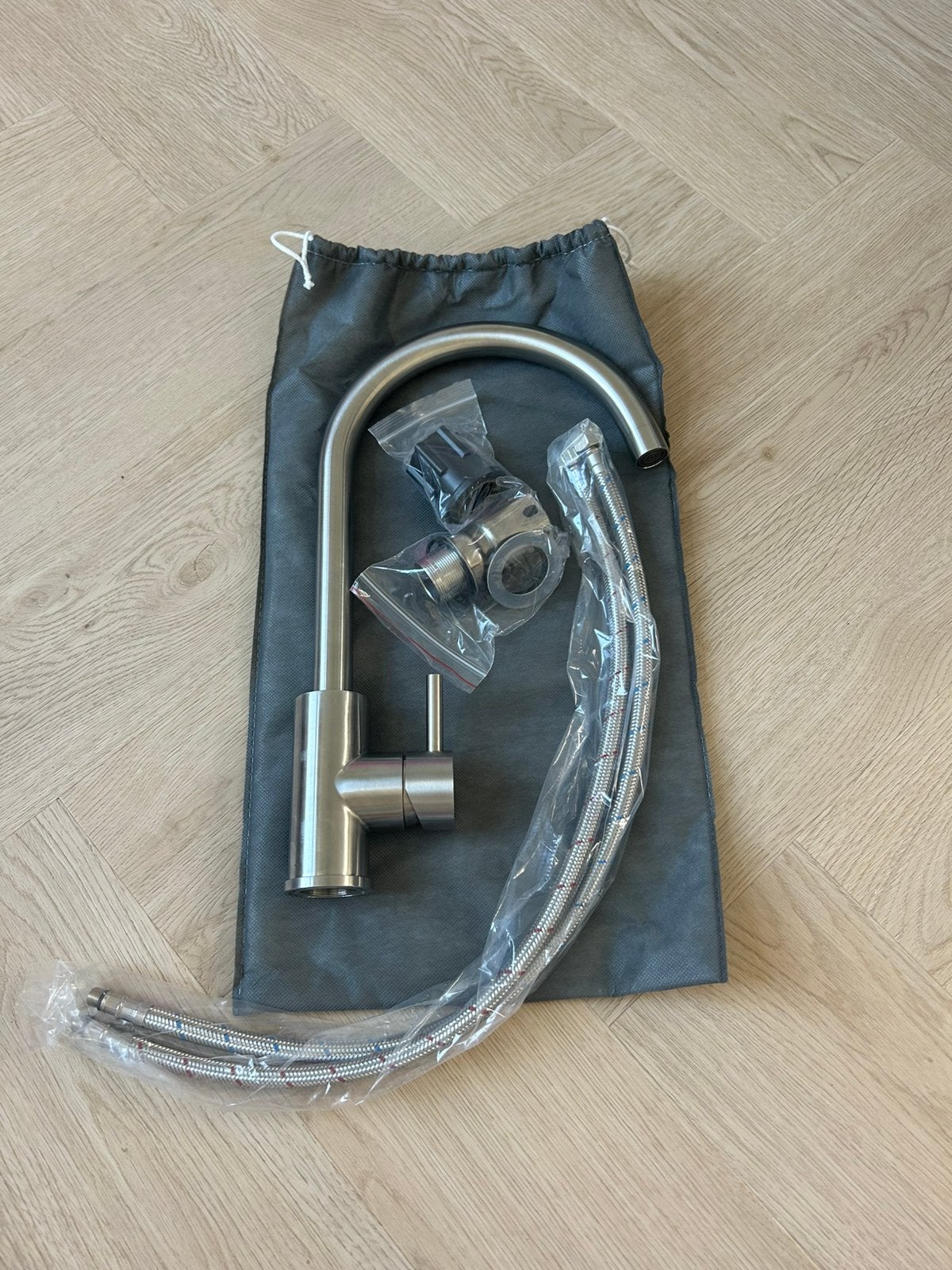 Ongebruikte kraan, Ophalen, Nieuw, Rvs, Kraan