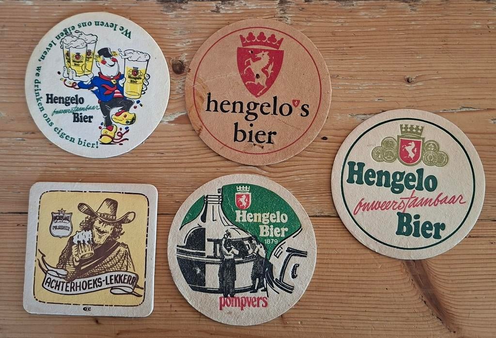 Hengelo bier viltjes achterhoek normaal, Ophalen of Verzenden, Nieuw, Viltje(s), Overige merken