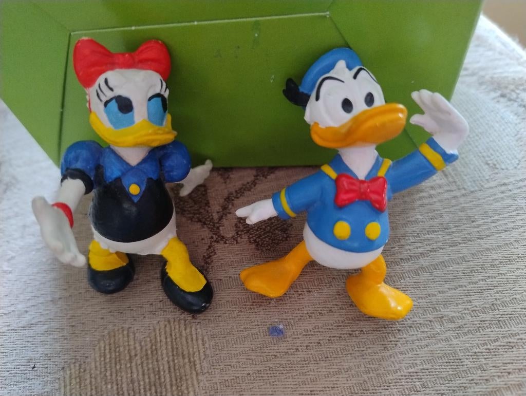 Donald Duck en Katrien Duck Bully figuren, Ophalen, Donald Duck, Zo goed als nieuw, Beeldje of Figuurtje