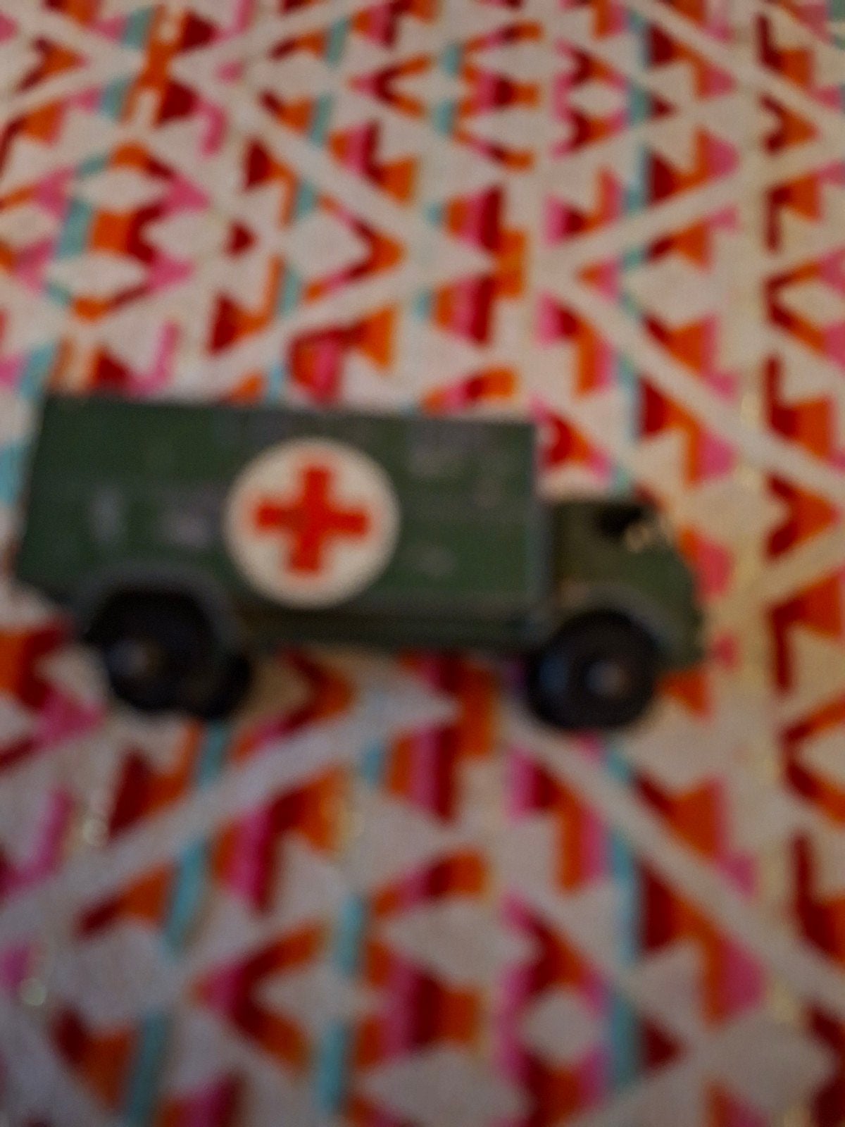 Vintage Dinky Toys Ford 3 Ton 4x4 Ambulance, Ophalen of Verzenden, Gebruikt, Truck, Overige merken