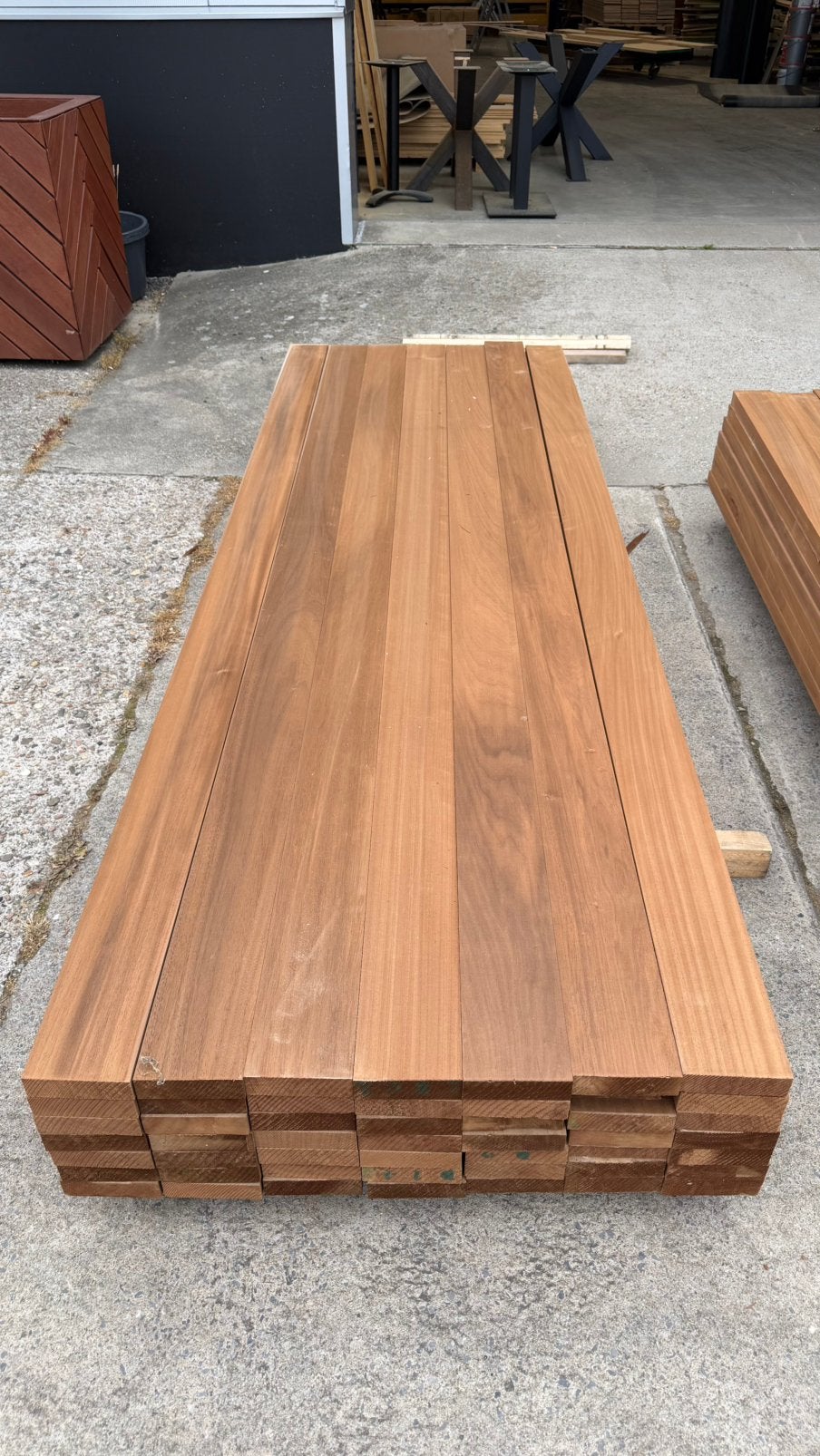Thermo Ayous plank 120 | 140 mm breed, 44|40mm dik, Ophalen, Nieuw, 250 cm of meer, Planken