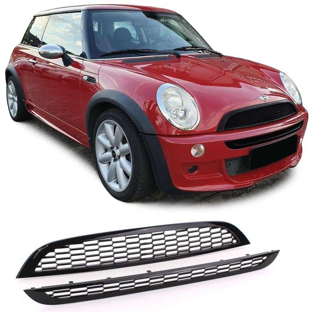 Sport Grille voor Mini R50 / R53 Glans Zwart Honingraat Desi, Verzenden, Automotive Parts, A.parts@hotmail.nl, Trasmolenlaan 12 3447 GZ Woerden