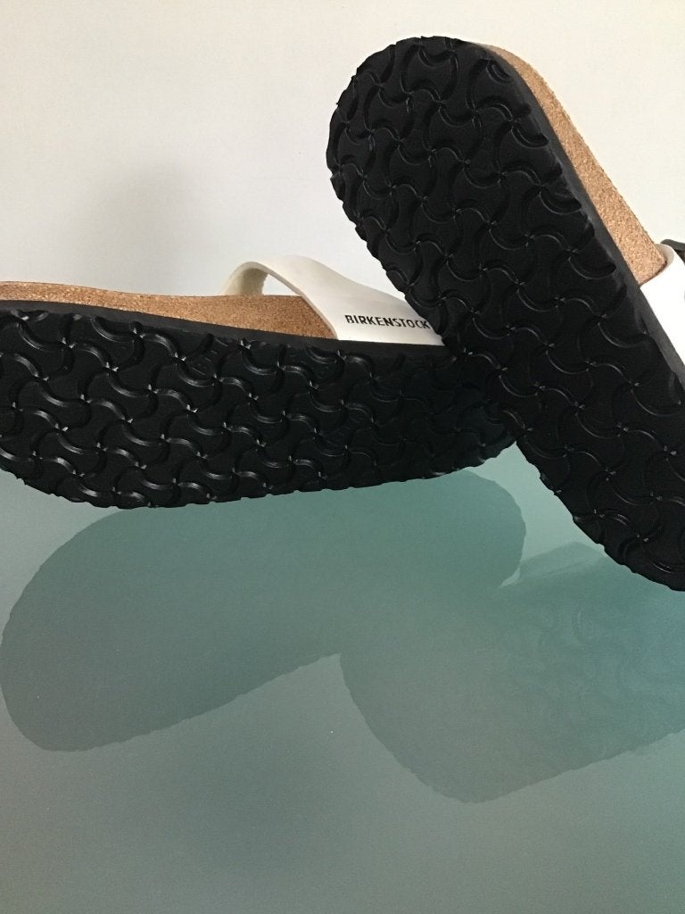 Birkenstock 38 Gizeh | Nieuw! | Wit | Gratis verzenden, Kleding | Dames, Schoenen, Slippers, Verzenden, Wit, Nieuw