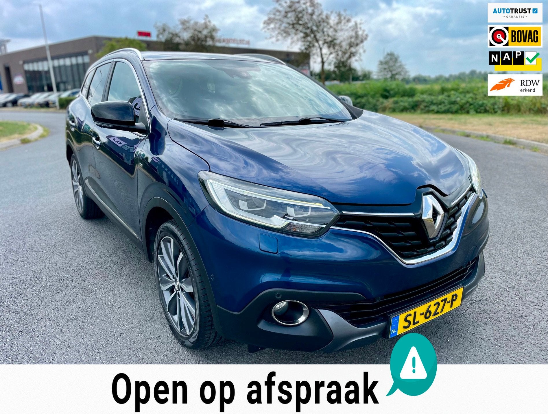 Renault Kadjar 1.2 TCe Bose, Trekhaak, Pano, Cam, Stoelverw,, Auto's, Renault, Voorwielaandrijving, Kadjar, Gebruikt, 4 cilinders