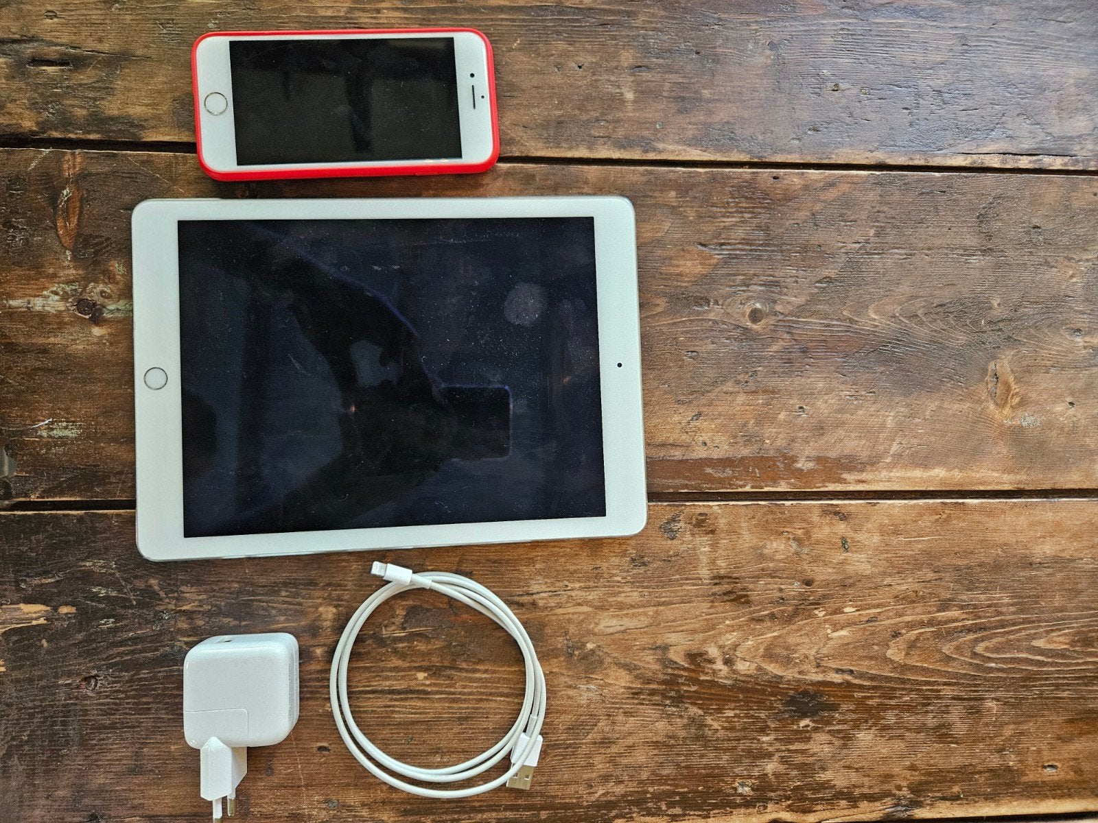 Bundel: Iphone 8, ipad Air 2, Telecommunicatie, Mobiele telefoons | Apple iPhone, Ophalen of Verzenden, Wit, 64 GB, IPhone 8