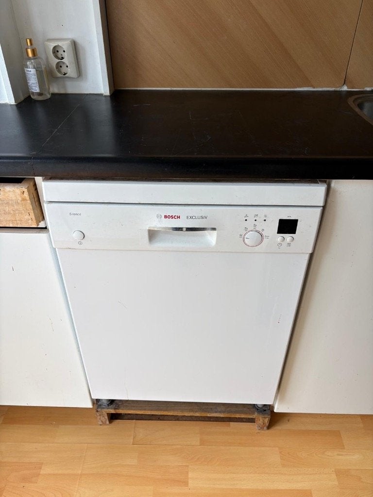 Tka. Bosch exclusiv silence vaatwasser (wit), Ophalen, Gebruikt, 60 cm of meer, Vrijstaand