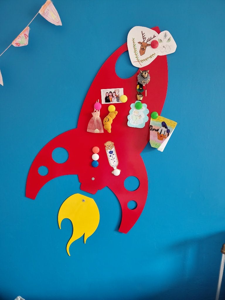 Magneetbord, Ophalen, Zo goed als nieuw, Magneetbord