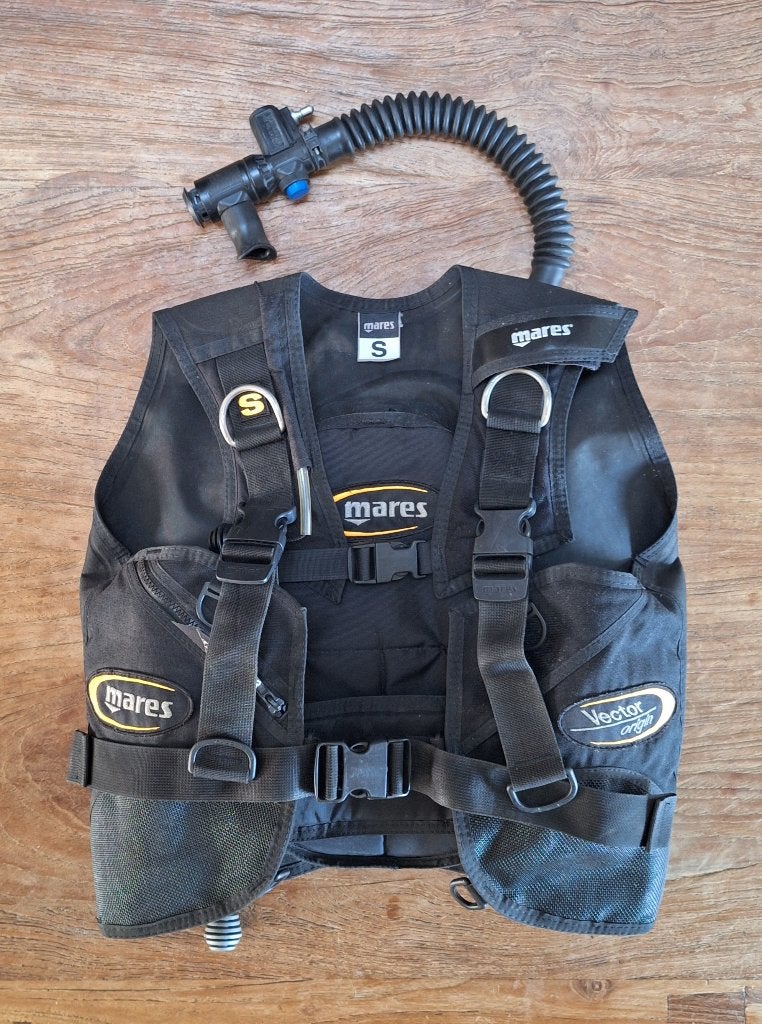 Mares Vector Origin trim-vest voor duiken maat S, Ophalen of Verzenden, Gebruikt, Trimvest of Wing