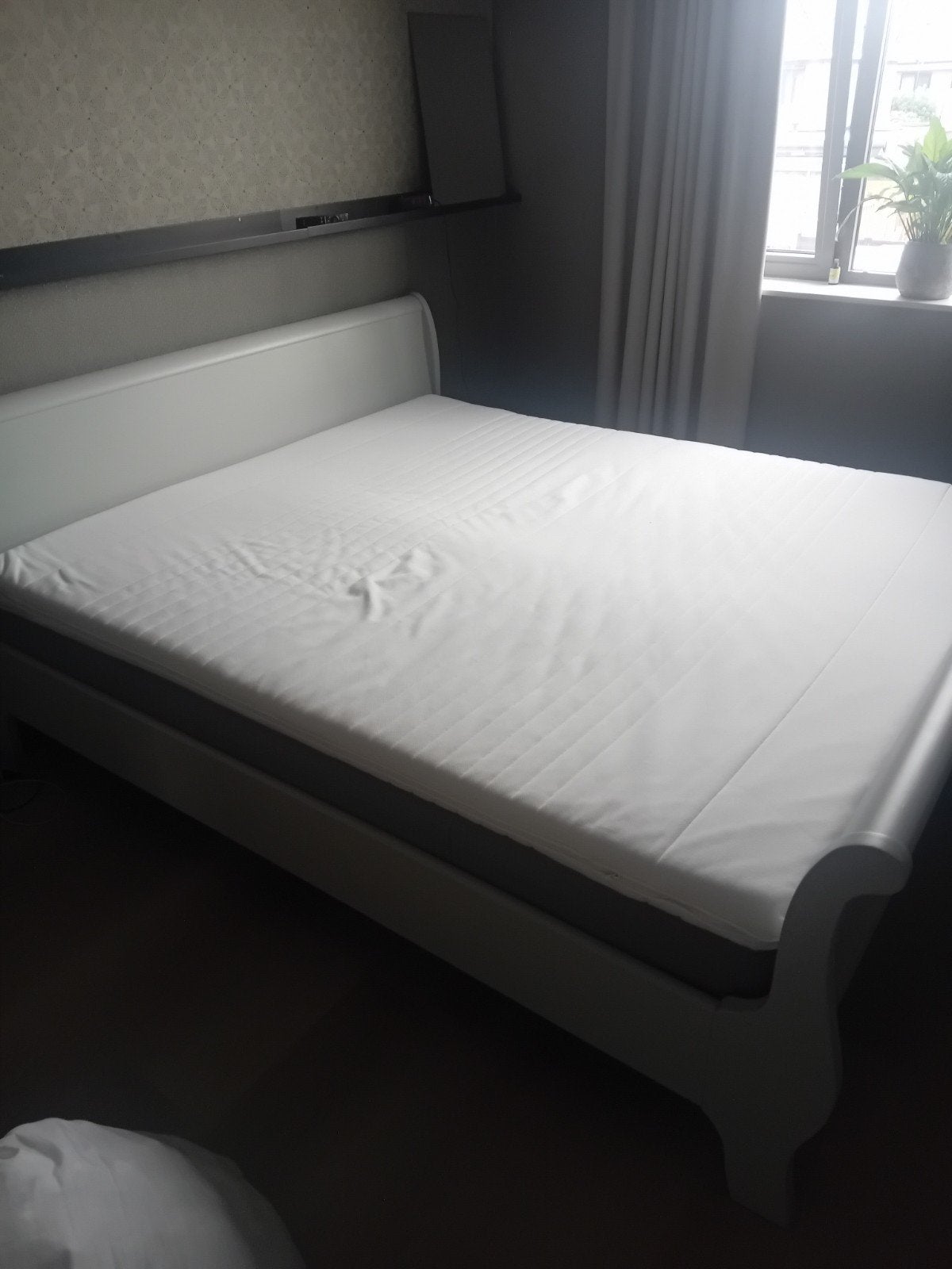 sleede bed 180, Gebruikt, Tweepersoons, Ophalen of Verzenden, 180 cm