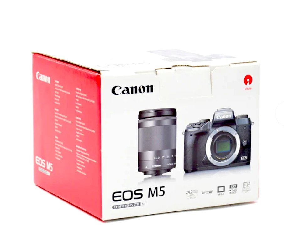 Canon EOS M5 body / systeemcamera, Gebruikt, Handleiding, Canon, Kantelbaar/draaibaar scherm