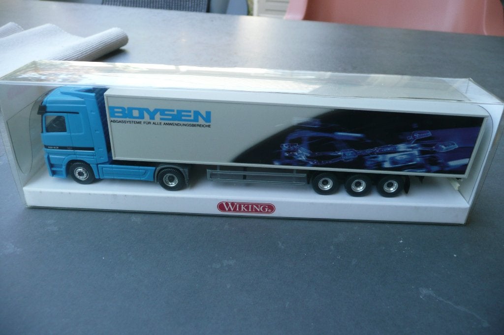 Wiking Mercedes Actros Boysen MB 1843 in OVP, Ophalen of Verzenden, Zo goed als nieuw, Bus of Vrachtwagen, Wiking