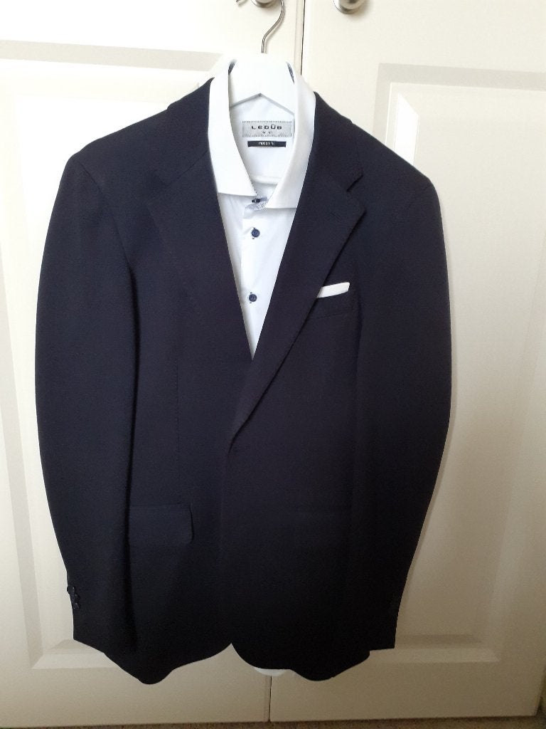 Prachtig CAVALLARO NAPOLI colbert, donkerblauw, maat 44., Kleding | Heren, Blauw, Ophalen of Verzenden, Zo goed als nieuw, Maat 46 (S) of kleiner