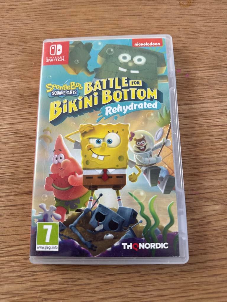 SpongeBob Battle for Bikini Bottom Rehydrated Switch, Ophalen of Verzenden, Zo goed als nieuw