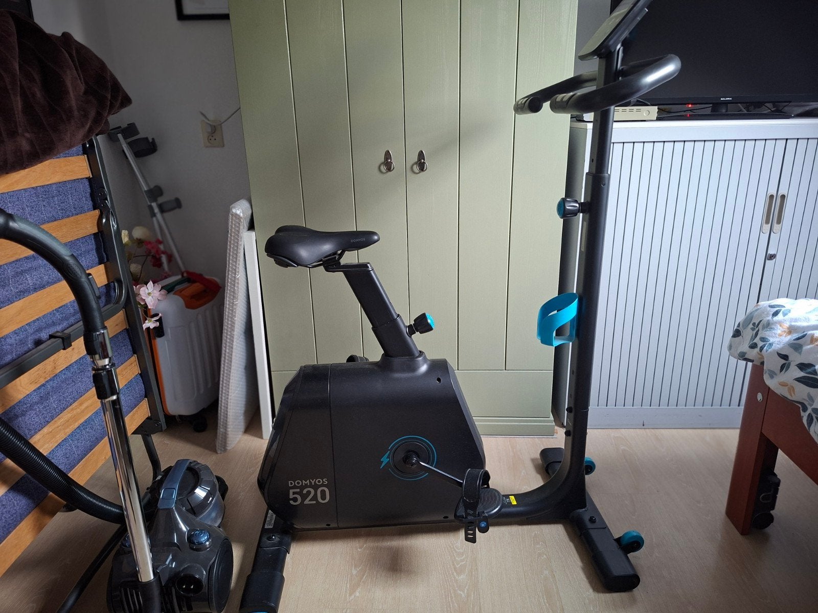 Domyos 520 Hometrainer - Zo goed als nieuw, Sport en Fitness, Fitnessapparatuur, Ophalen of Verzenden